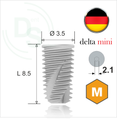Dll.3508 Имплантат MeDent Delta mini Conical 11° Ø3.5 L8.5