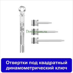 Отвертки под квадратный динамометрический ключ