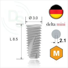 Dll.3008 Имплантат MeDent Delta mini Conical 11° Ø3.0 L8.5