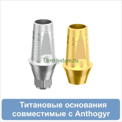 Титановые основания совместимые с Anthogyr
