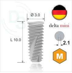 Dll.3010 Имплантат MeDent Delta mini Conical 11° Ø3.0 L10.0