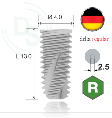 Dll.4013 Имплантат MeDent Delta Conical 11° Ø4.0 L13.0