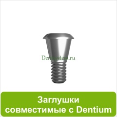 Заглушки имплантата совместимые с Dentium